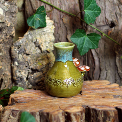 Bottle with Mushrooms NO. 3542