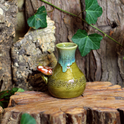 Bottle with Mushrooms NO. 3542