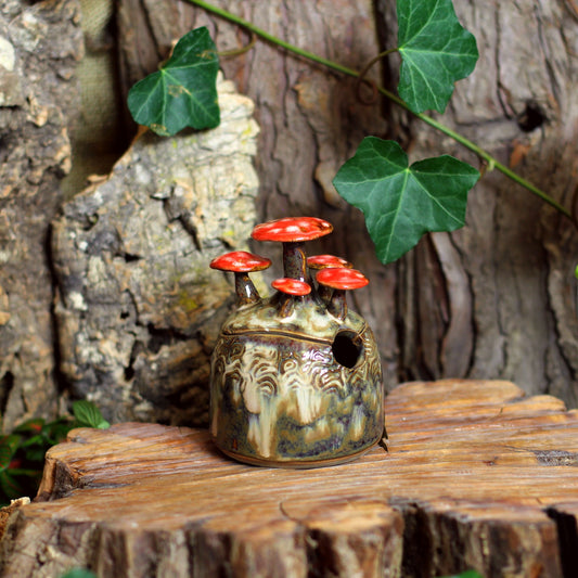 Sugar Bowl with Mushrooms NO. 3544
