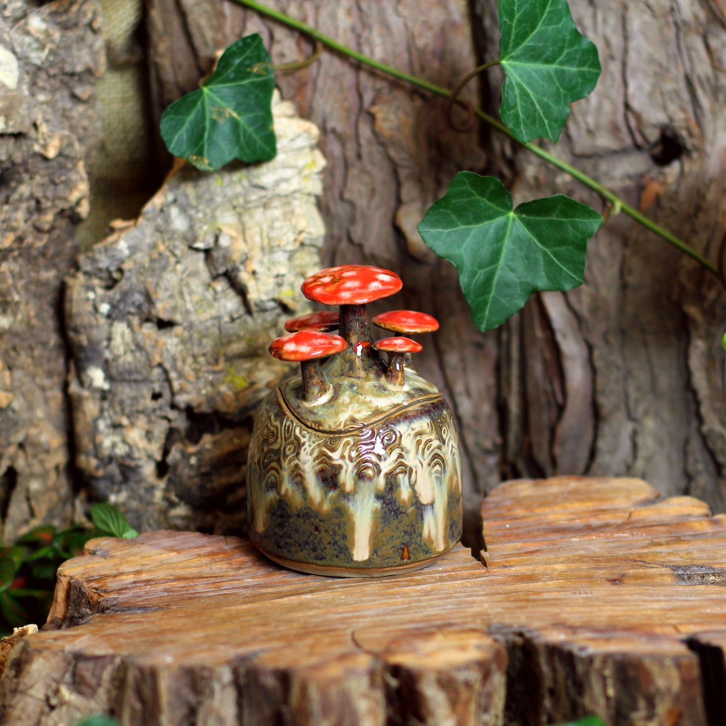 Suikerpotje met Paddenstoelen NR. 3544