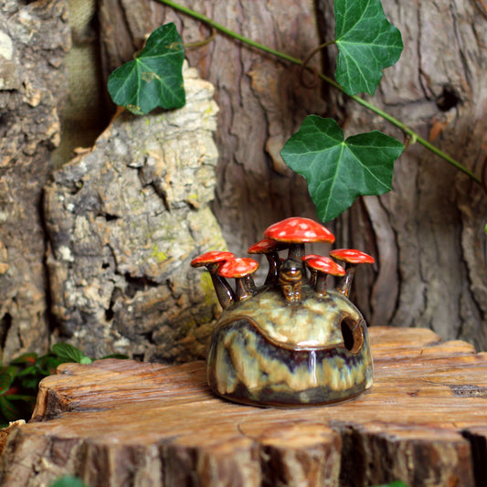Sugar Pot with Mushrooms NO. 3546