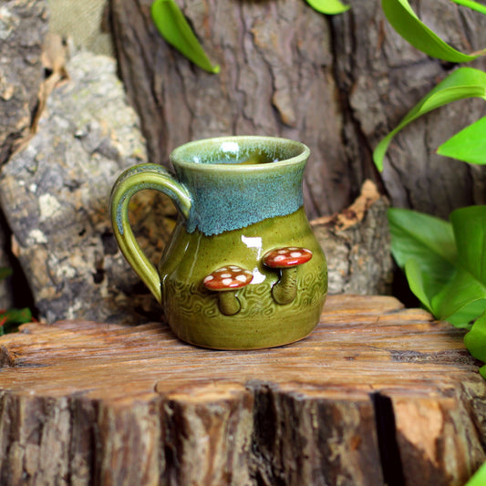 Mug with Mushrooms NO. 3675
