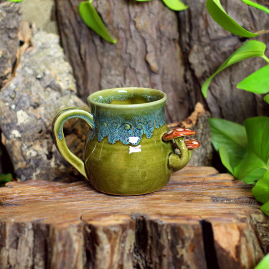 Mug with Mushrooms NO. 3678