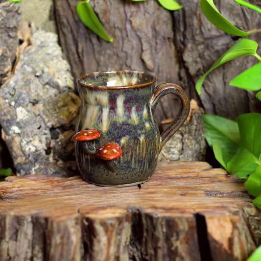 Mug with Mushrooms NO. 3681