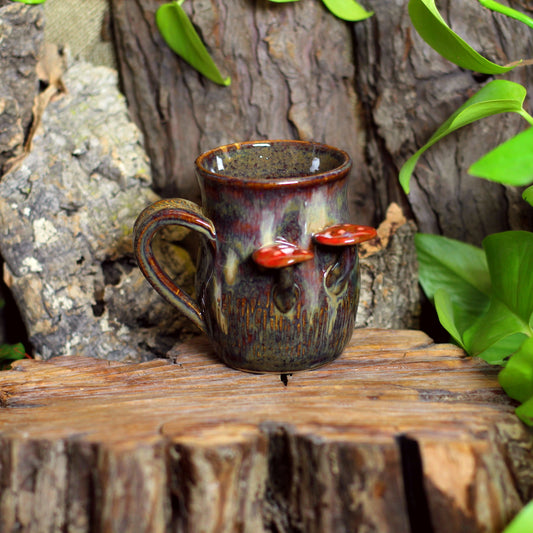 Mug with Mushrooms NO. 3682