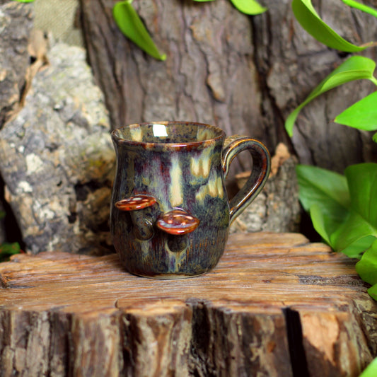 Mug with Mushrooms NO. 3690