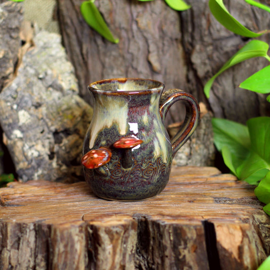 Mug with Mushrooms NO. 3693