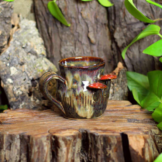 Mug with Mushrooms NO. 3701