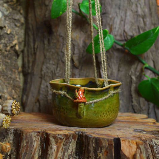 Plant hanger with mushroom no. 3276