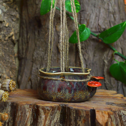 Mushroom Hanging Plant No. 3278