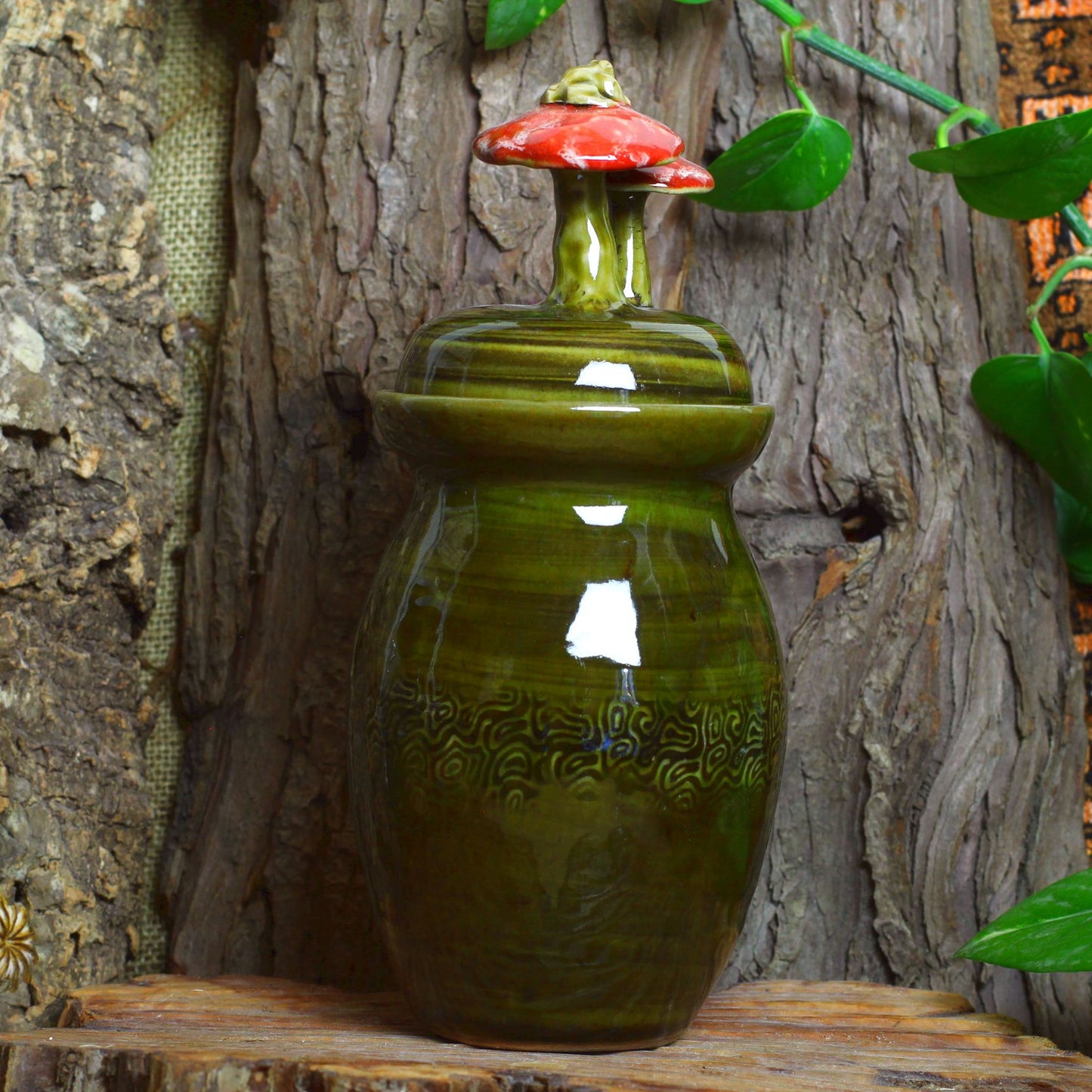 Voorraadpot met Paddenstoelen NR. 3302