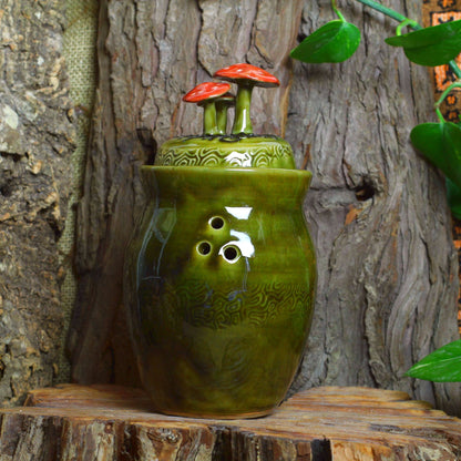 Garlic Pot with Mushrooms No. 3303