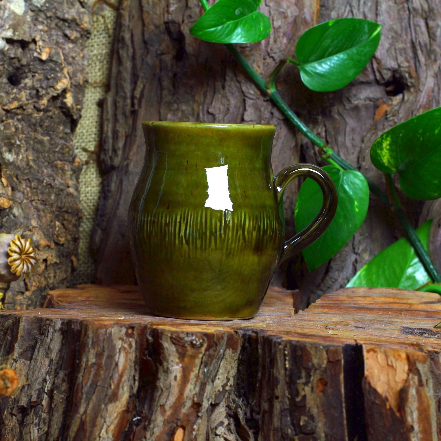 Mug with Mushrooms No. 3336