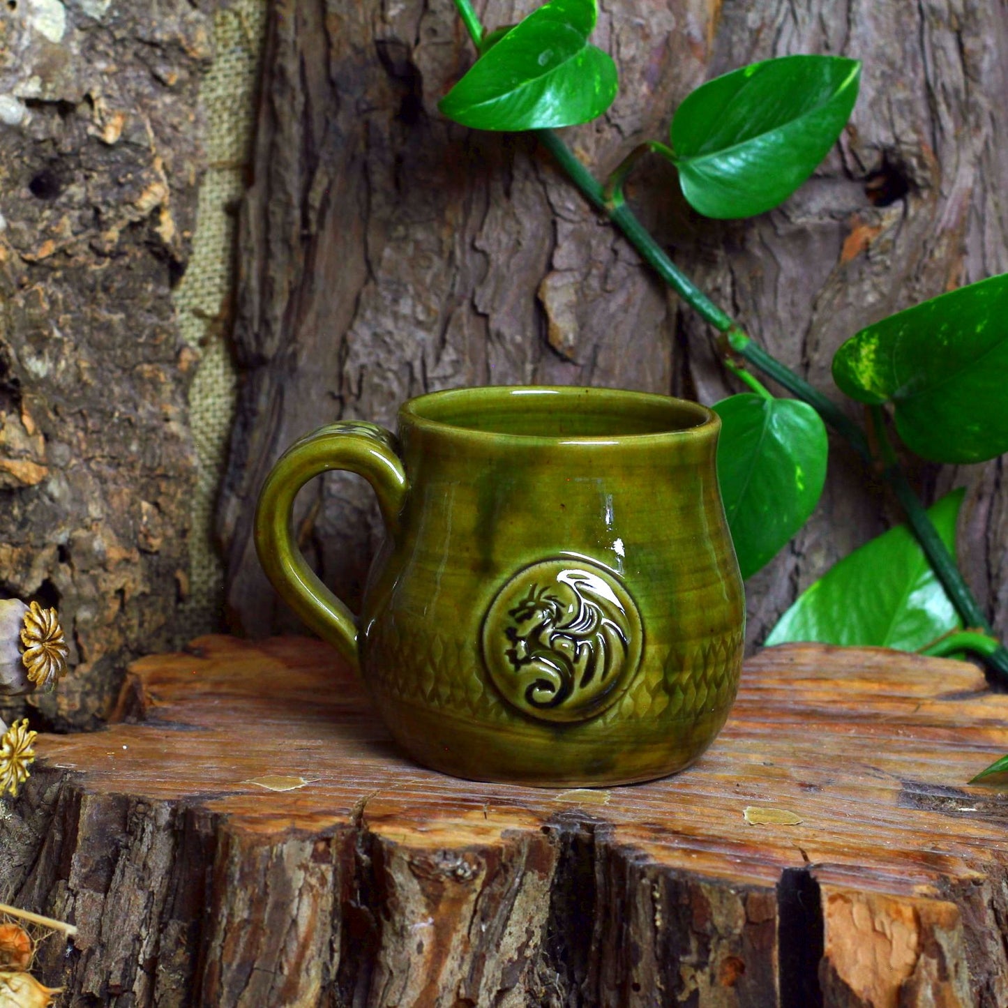 Green Dragon Mug No. 3368