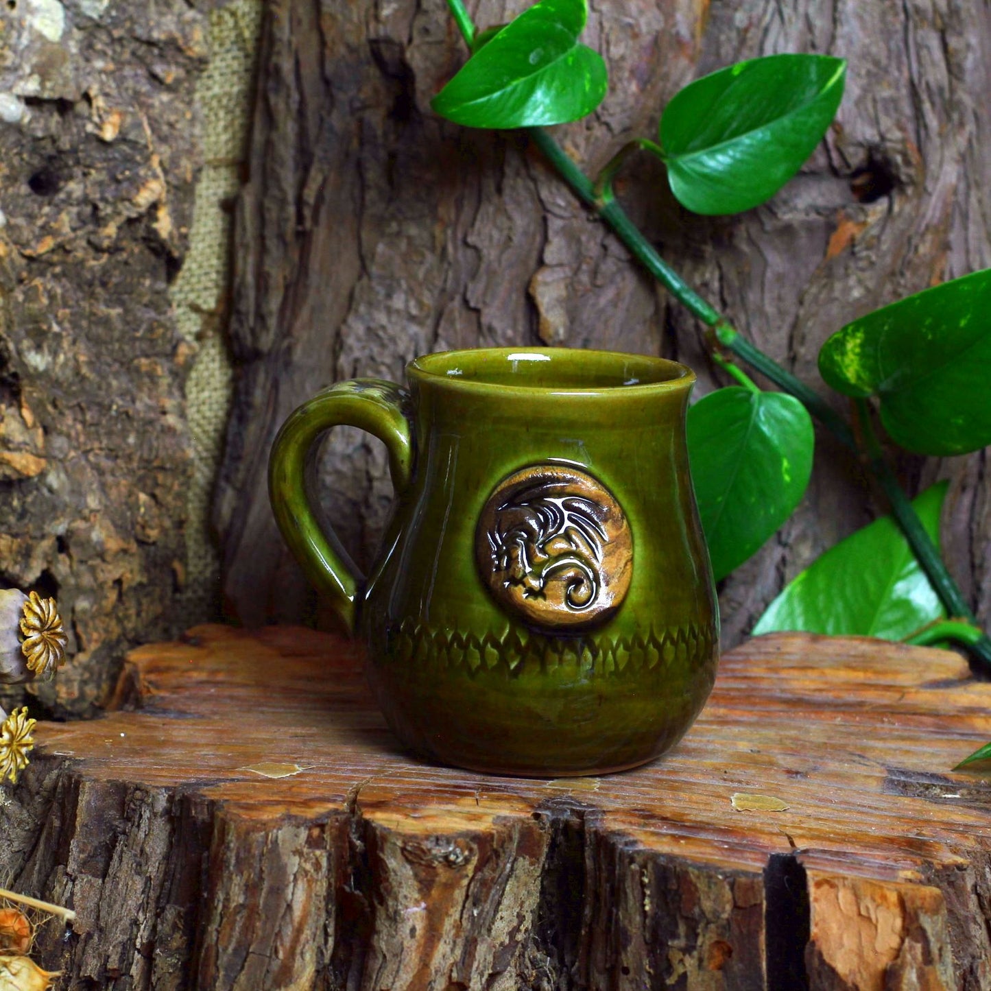 Green Dragon Mug No. 3369