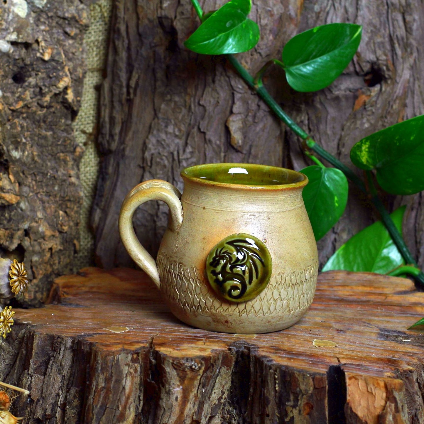 Green Dragon Mug No. 3380