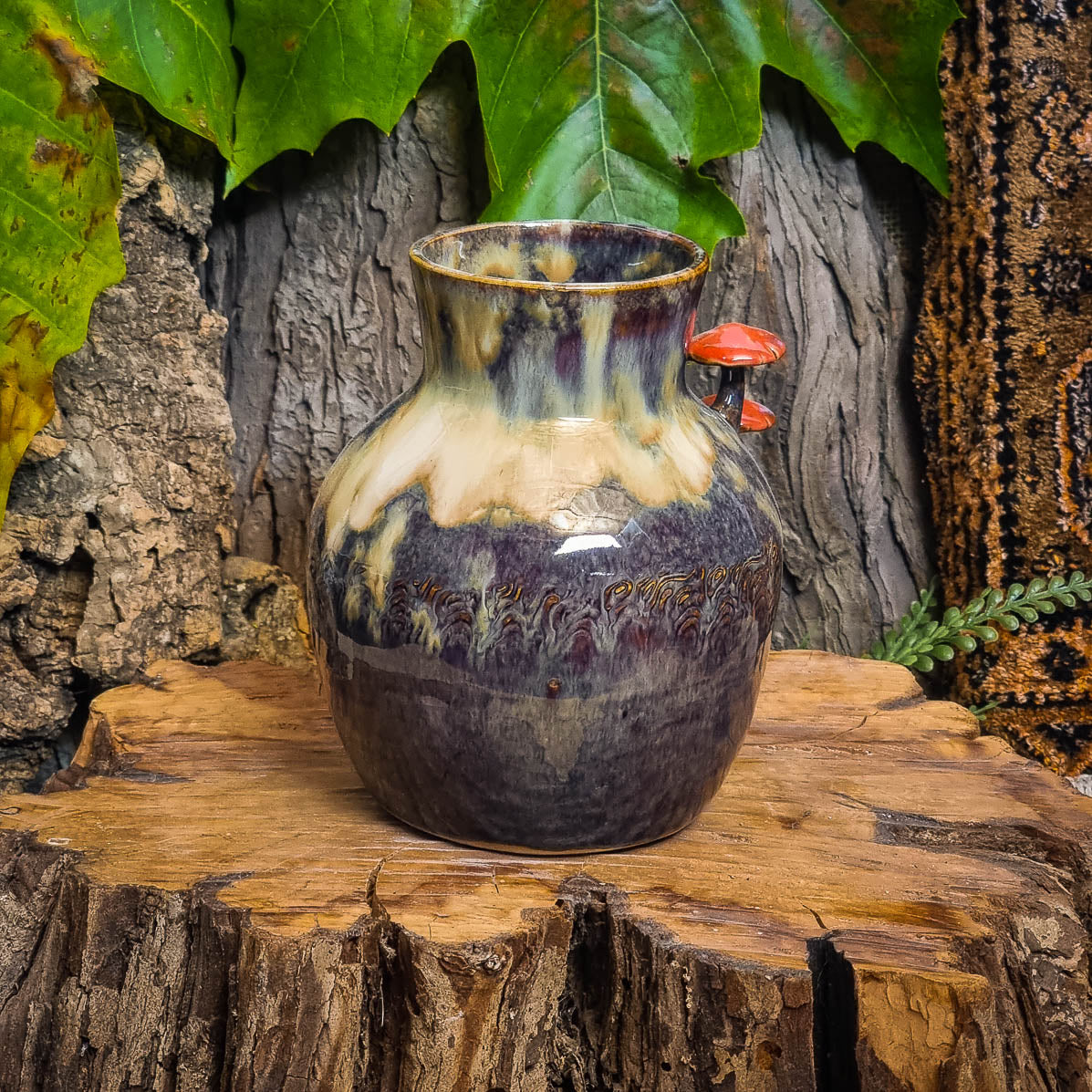 Vaas met Paddenstoelen NR. 3115