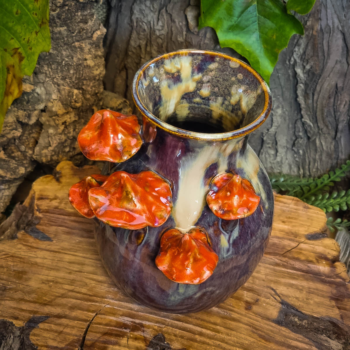 Vaas met Paddenstoelen NR. 3117