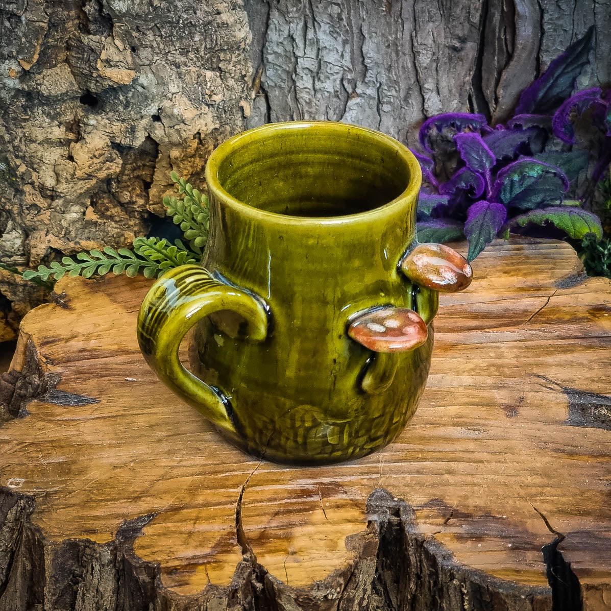 Mug with Mushrooms No. 3159