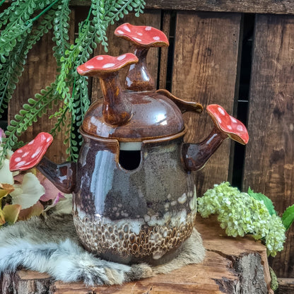 Storage jar with Mushrooms NO. 1344