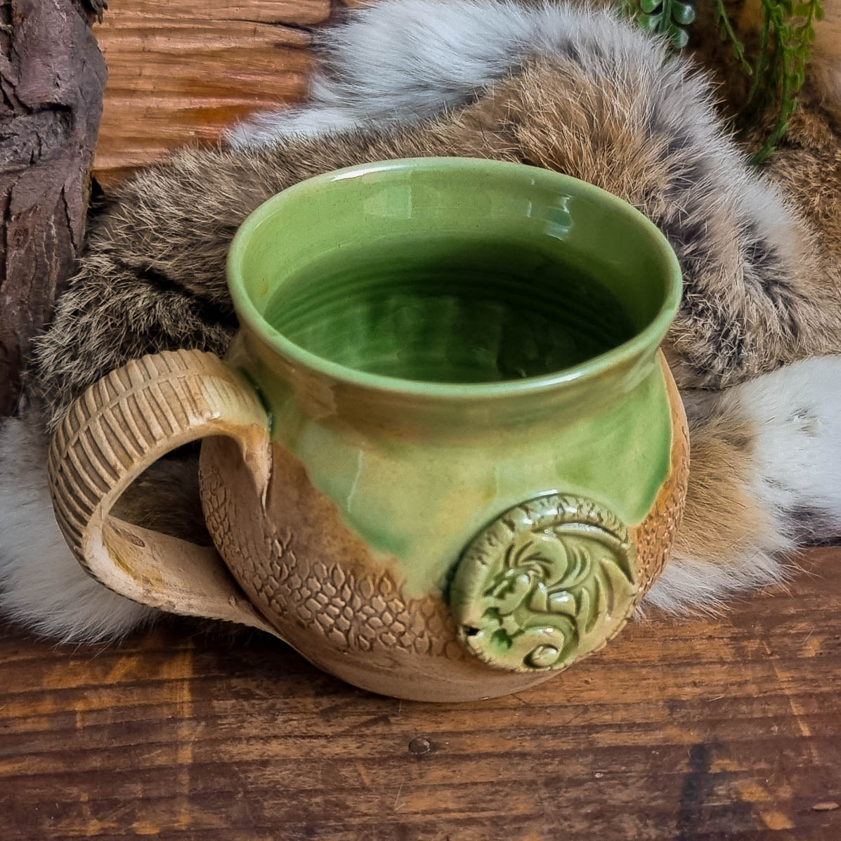 Green Dragon Mug No. 2036