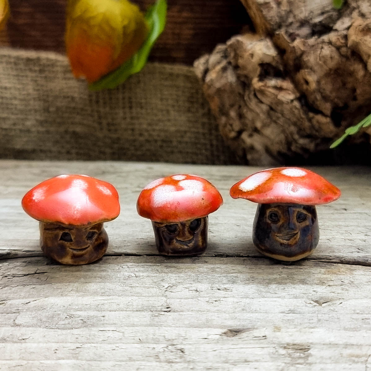 Mushroom Trio Figurine NR. 2264