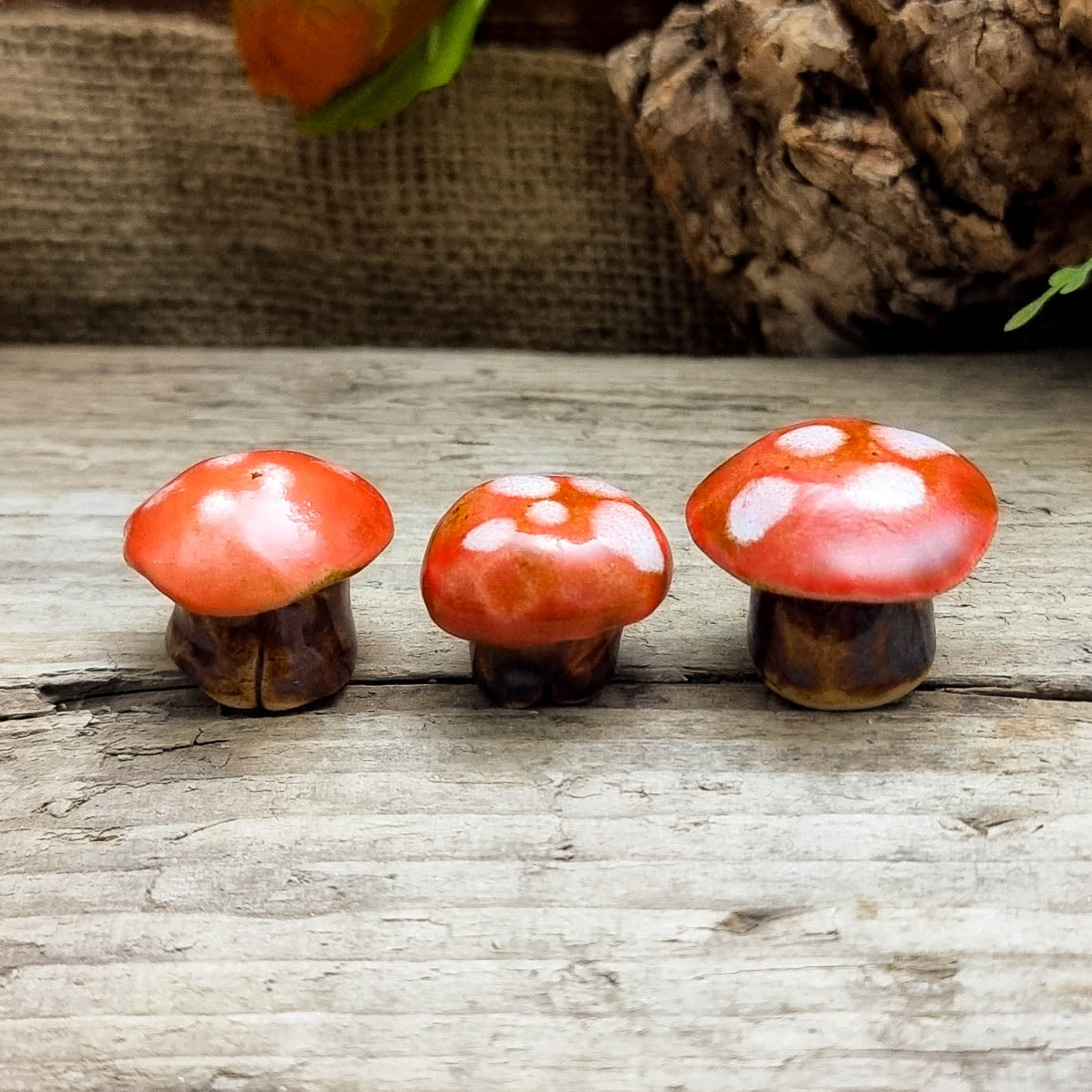 Mushroom Trio Figurine NR. 2264