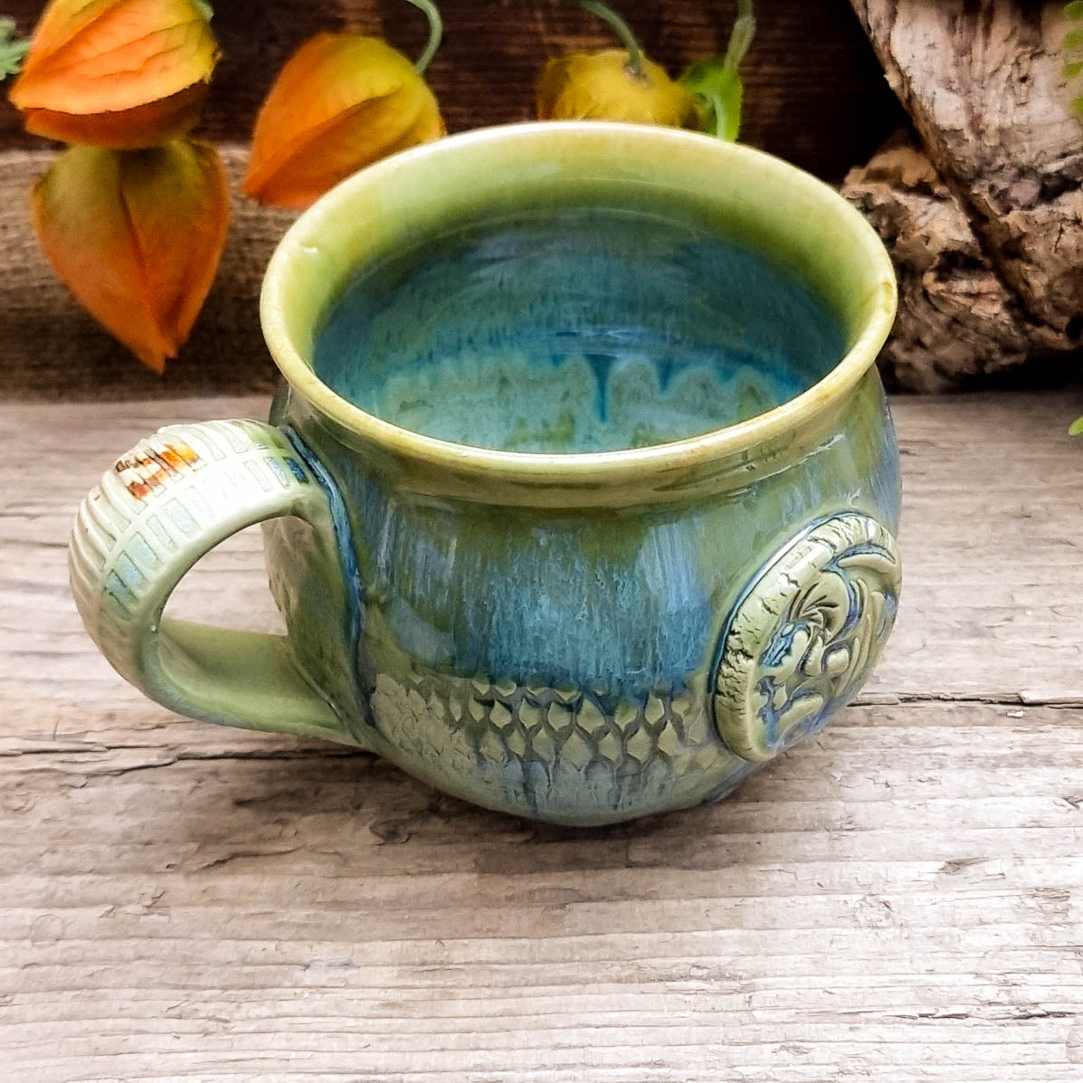 Green Dragon Mug No. 2266