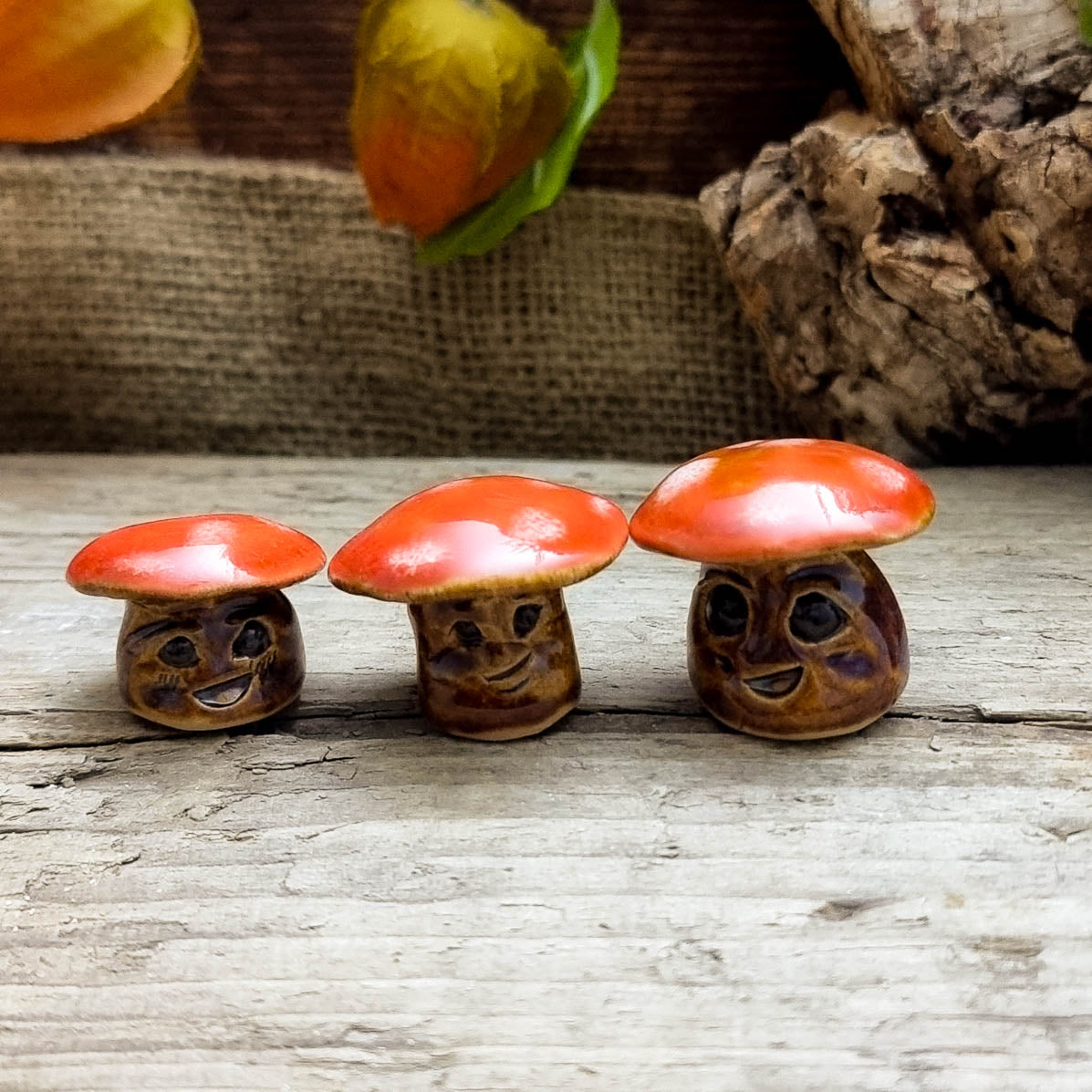 Mushroom Trio Figurine NR. 2279