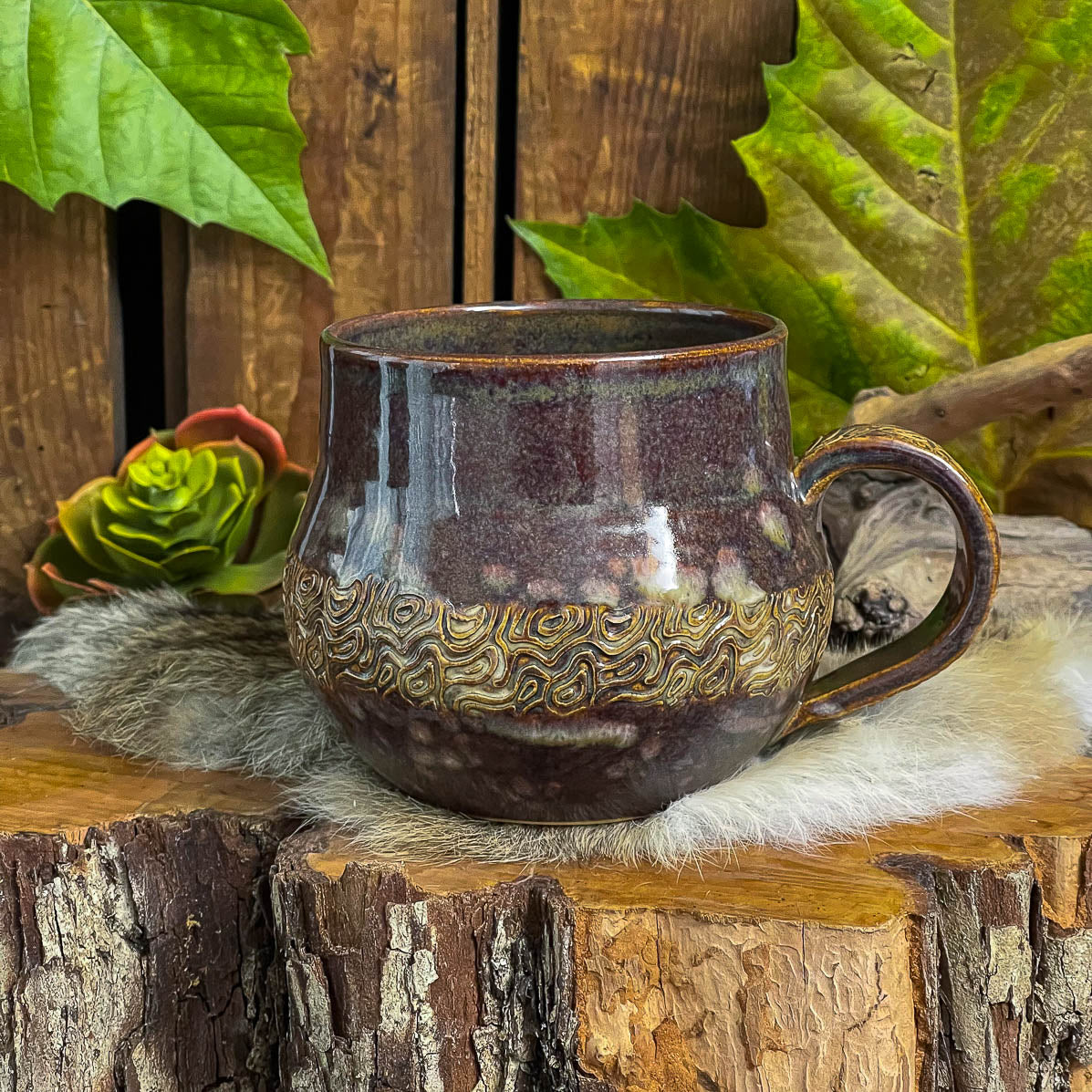 Mug with Mushrooms NR. 1759