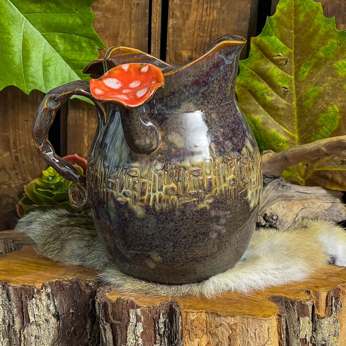 Carafe with Mushrooms NR. 1773