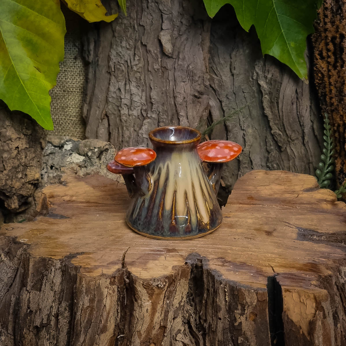 Flesje met Paddenstoelen NR. 3003