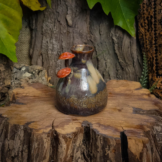 Flesje met Paddenstoelen NR. 3006