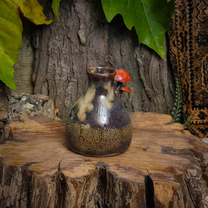 Flesje met Paddenstoelen NR. 3006