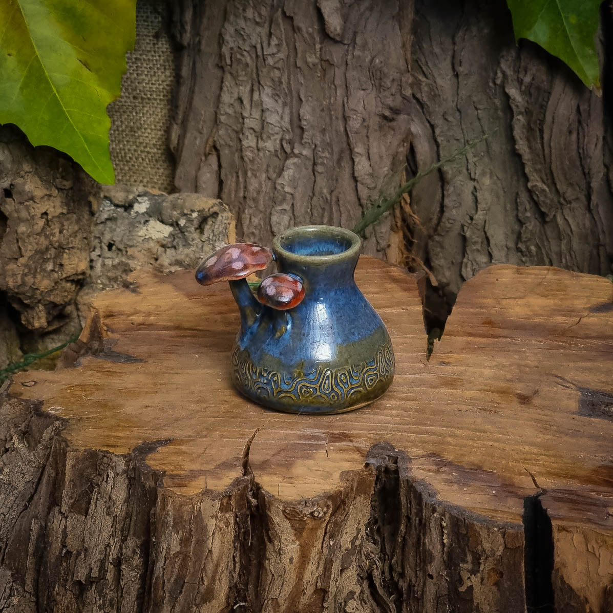 Flesje met Paddenstoelen NR. 3008