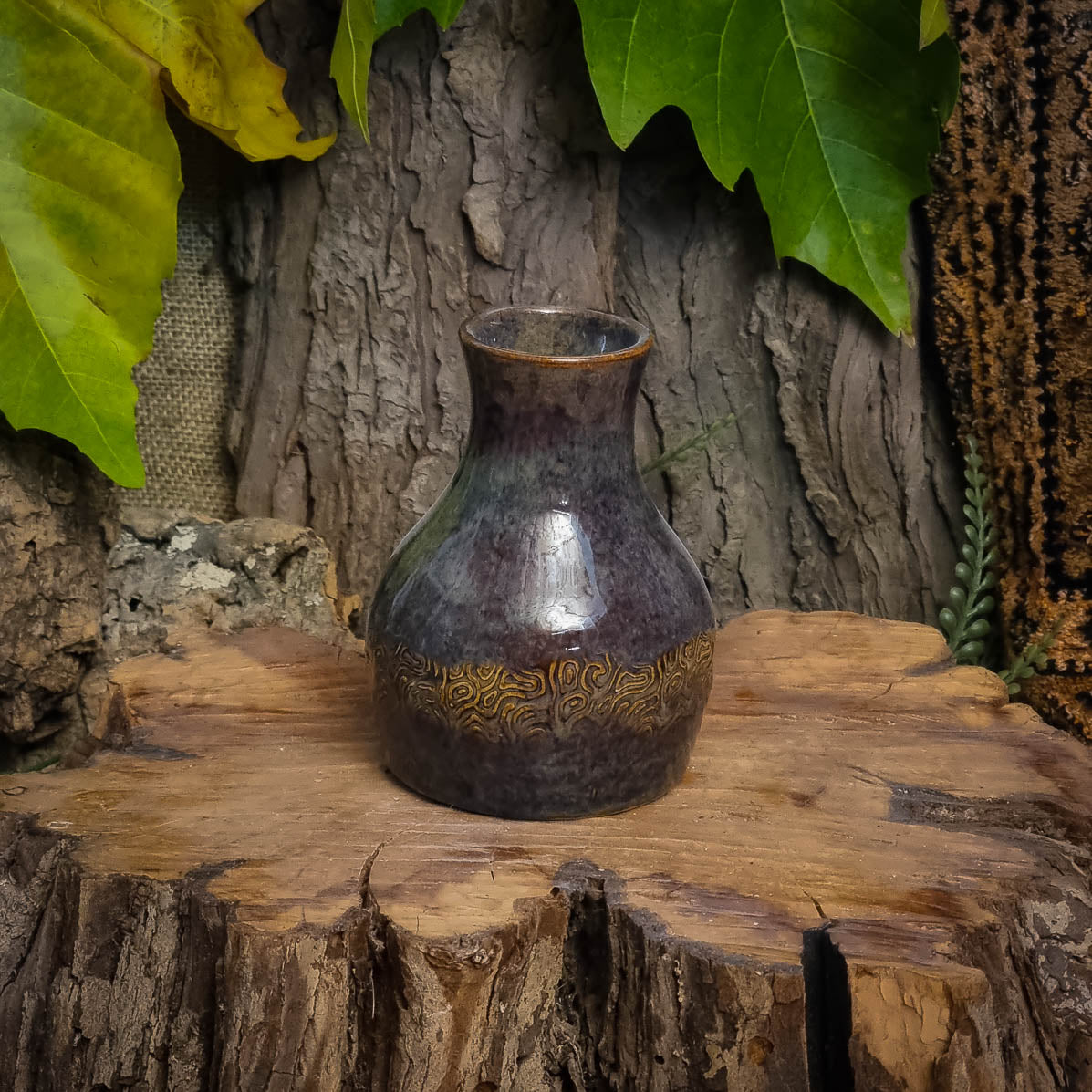 Flesje met Paddenstoelen NR. 3012