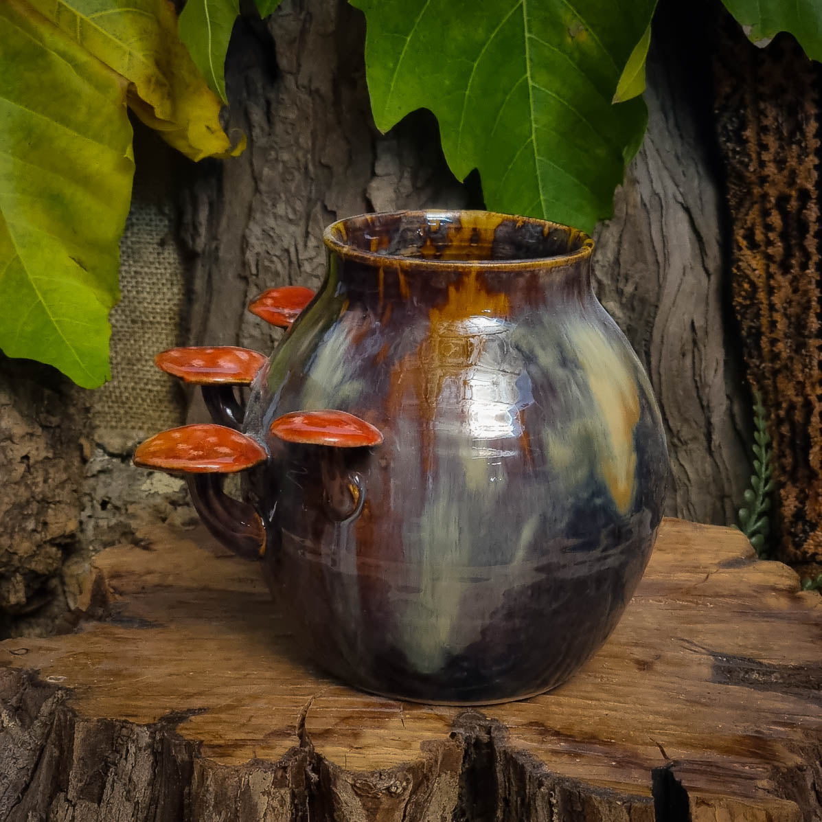 Vaas met Paddenstoelen NR. 3088