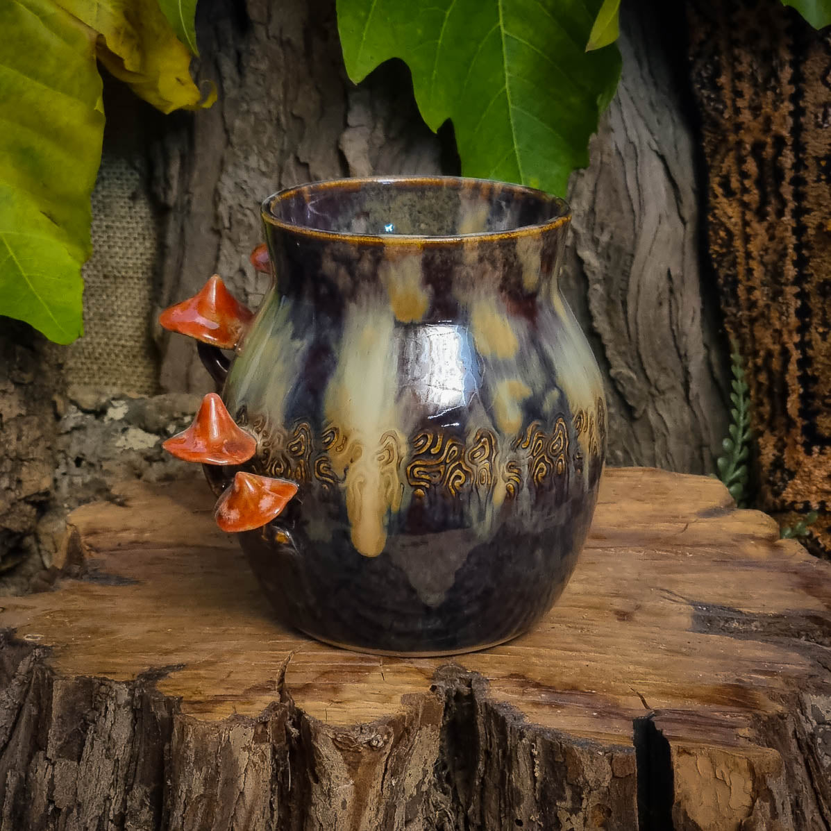 Vaas met Paddenstoelen NR. 3089