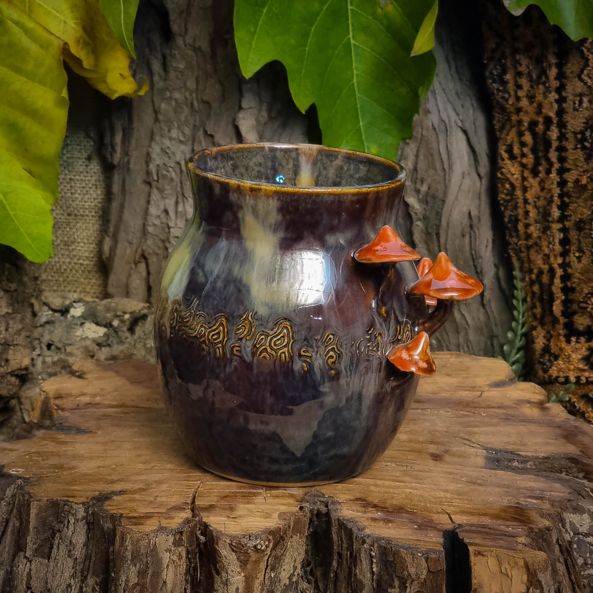 Vaas met Paddenstoelen NR. 3089