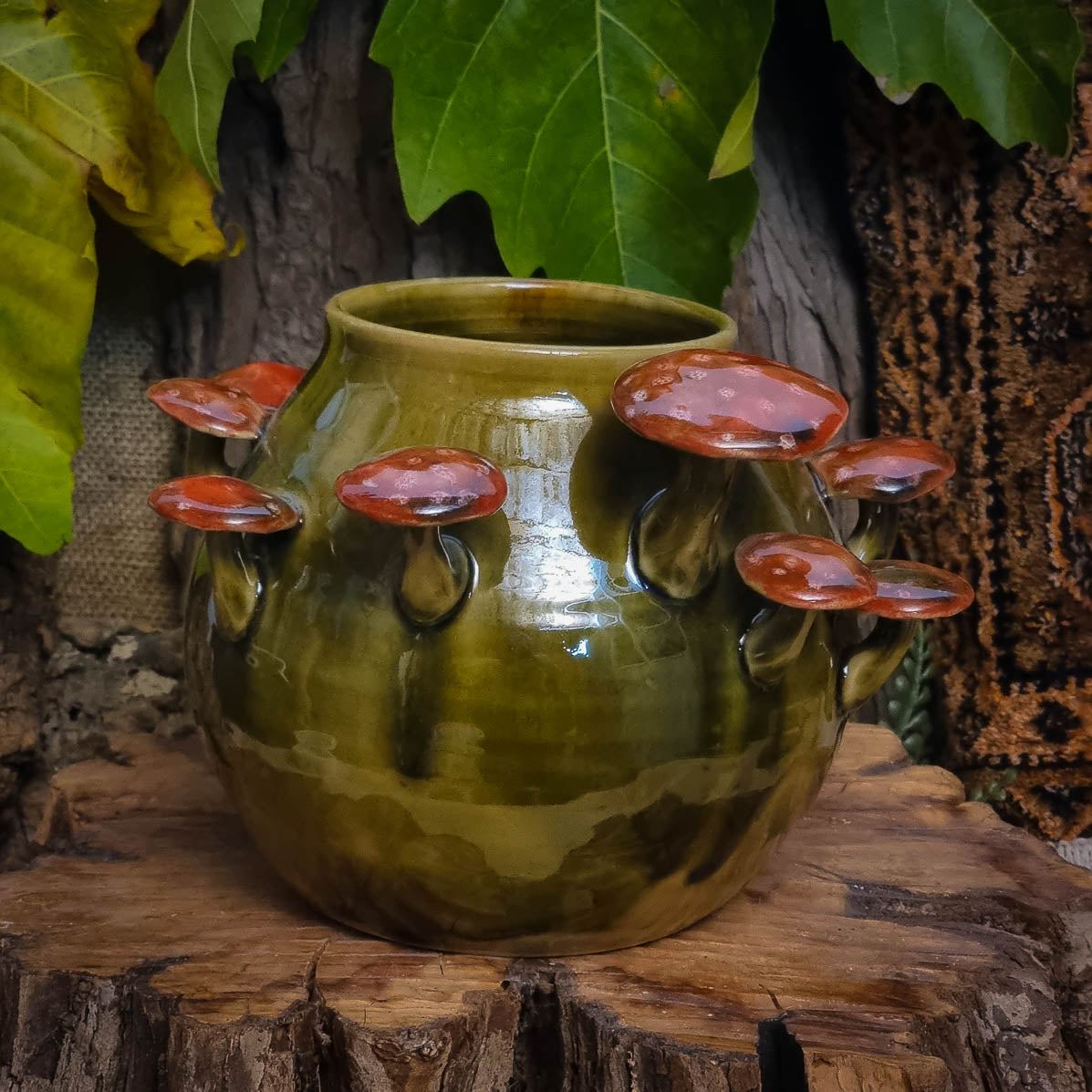 Vaas met Paddenstoelen NR. 3091