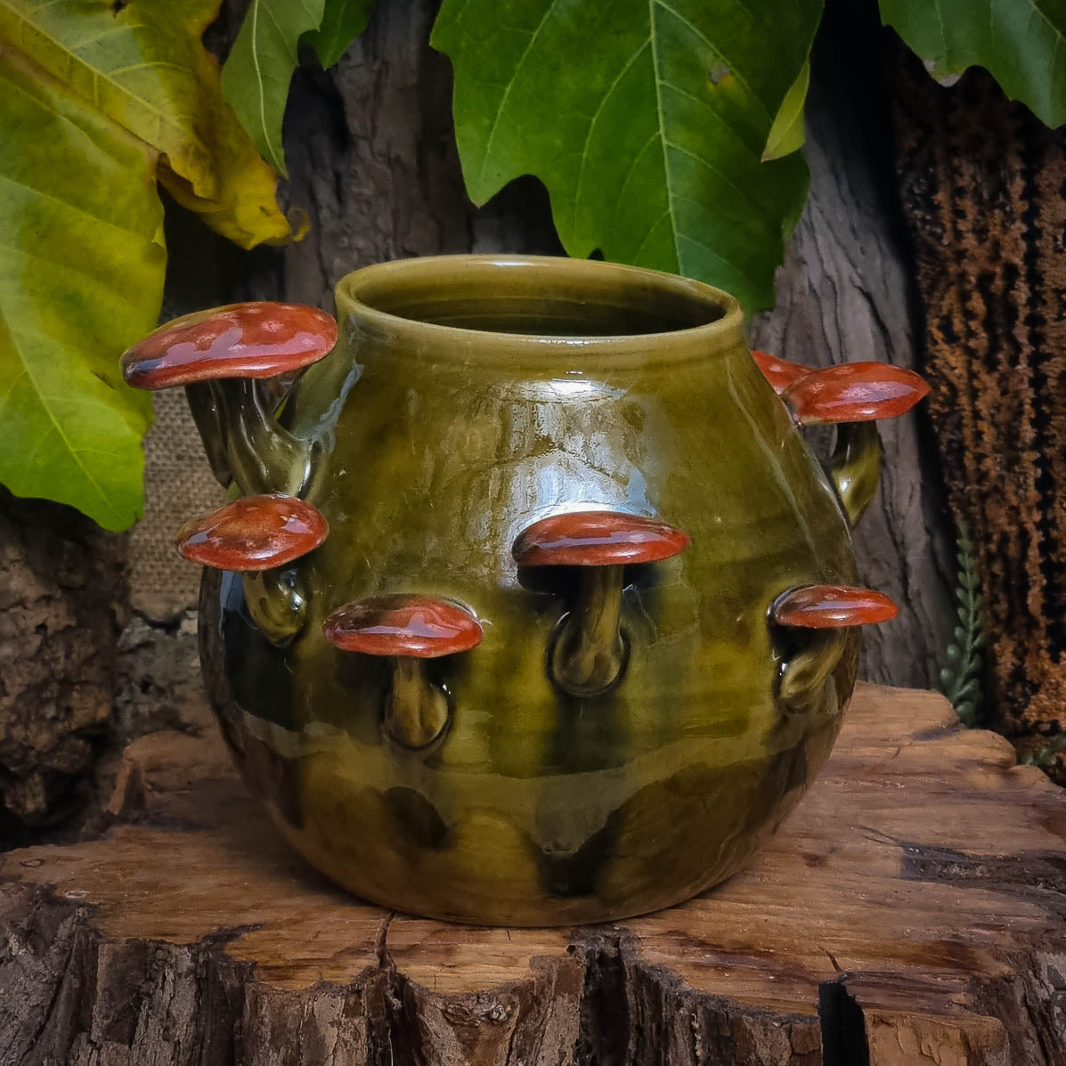 Vaas met Paddenstoelen NR. 3091