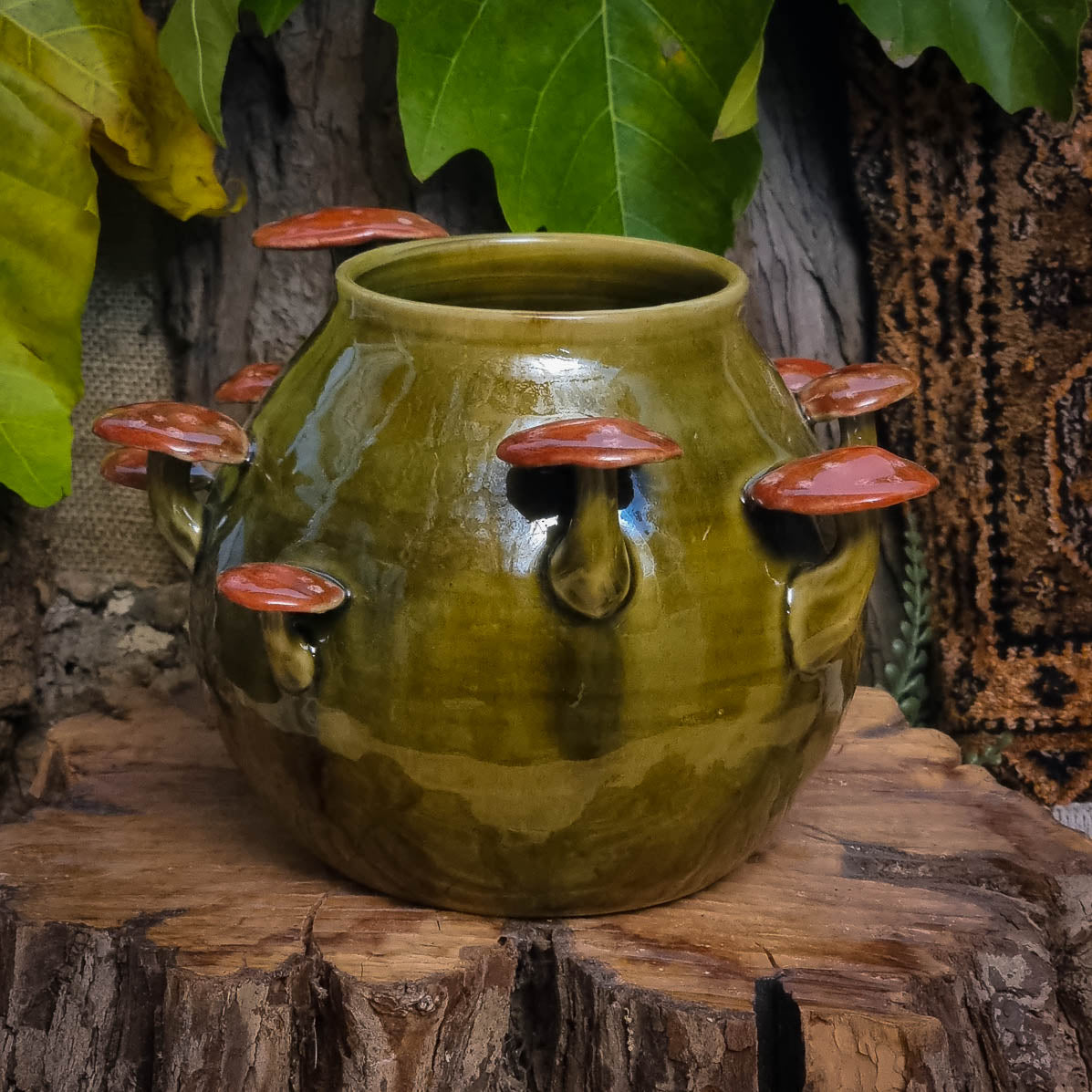 Vaas met Paddenstoelen NR. 3091