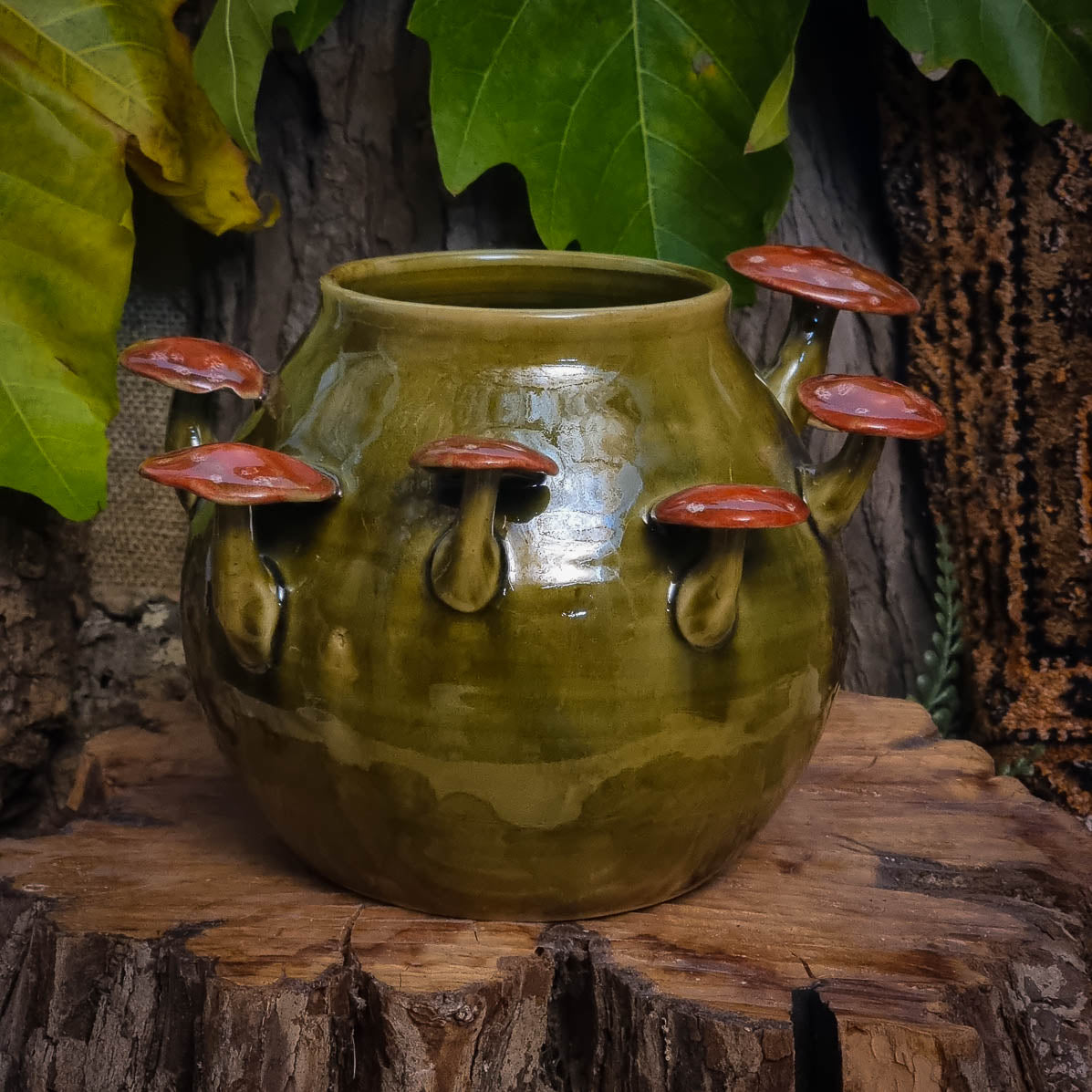 Vaas met Paddenstoelen NR. 3091